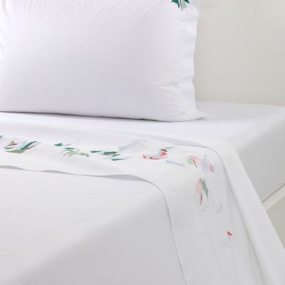 Clarte by Yves Delorme Flat Sheet