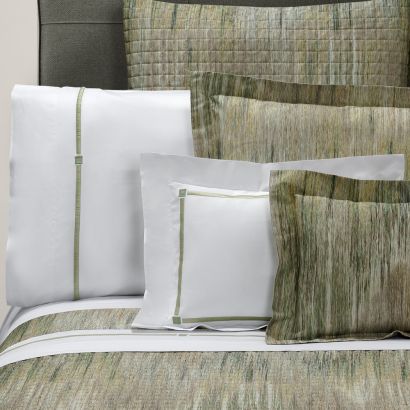 Falesia Embroidery by Dea Linens Fitted Sheet