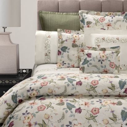 Dina Print by Dea Linens Fitted Sheet