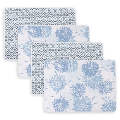 Chrysanthemum/Laksha Reversible by Matouk Oblong Quilted Placemats