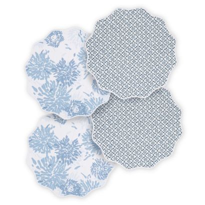 Chrysanthemum/Laksha Reversible by Matouk Circle Quilted Placemats