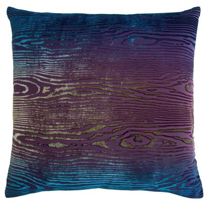 Woodgrain Velvet By Kevin O'Brien Studio Pillow