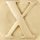 Letter X - Gold