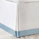 Bedskirt - Sky/White