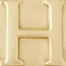 Letter H - Gold