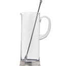 Pitcher with Cocktail Stirrer Set - Pewter