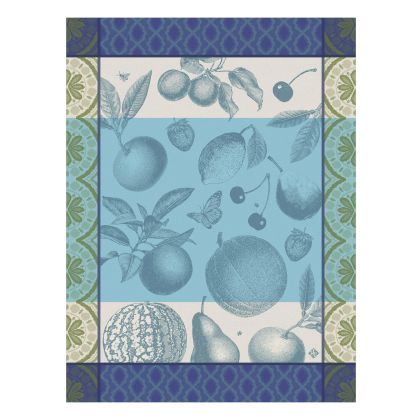 Edelweiss Jacquard Woven Luxury Kitchen Tea Towels - Blue – Crystal Arrow  Jacquard Tea Towels
