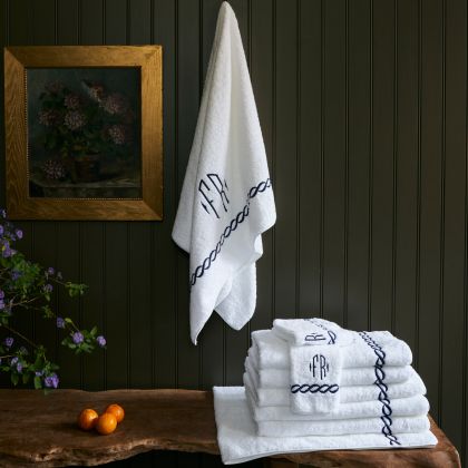 Classic Chain Towels by Matouk | Fine Linens