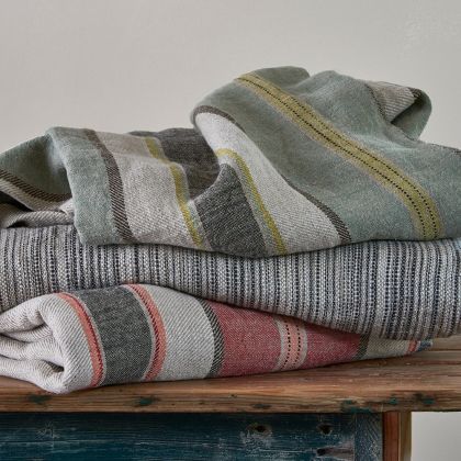 Camp Linen Blanket & Throw by TL at Home