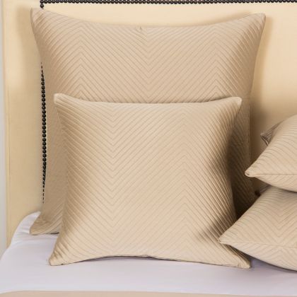Luxury Herringbone Decorative Cushion by Frette