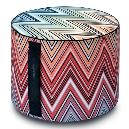 Kew Outdoor Cylinder Pouf by Missoni Home | Fine Linens