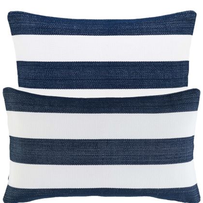 Catamaran Stripe Decorative Pillow by Fresh American