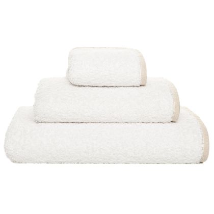 Linen Snow Towel by Graccioza
