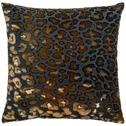 Leopard Velvet Pillow by Kevin O'Brien Studio