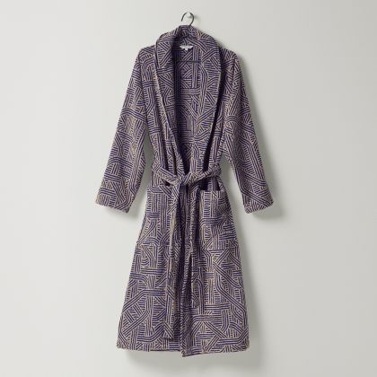 Metro Terry Bathrobe by Leitner Leinen