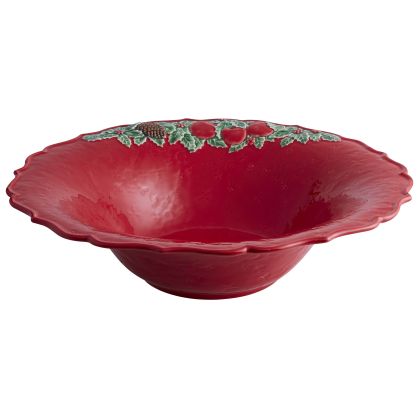 Christmas Garland Bowl by Bordallo Pinheiro