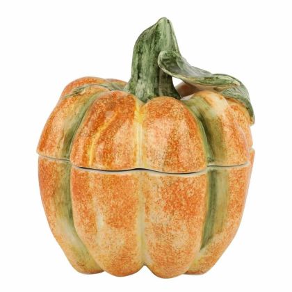 Pumpkins Covered Pumpkin by Vietri
