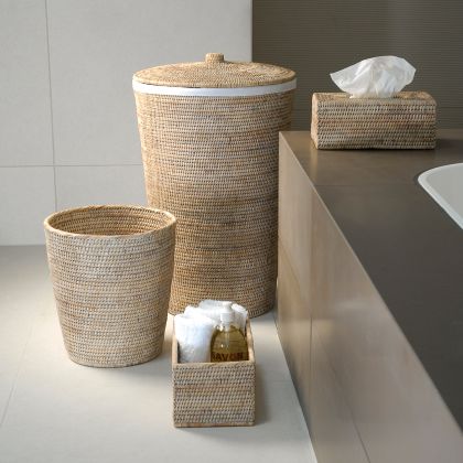 Basket Paper Bin by Decor Walther