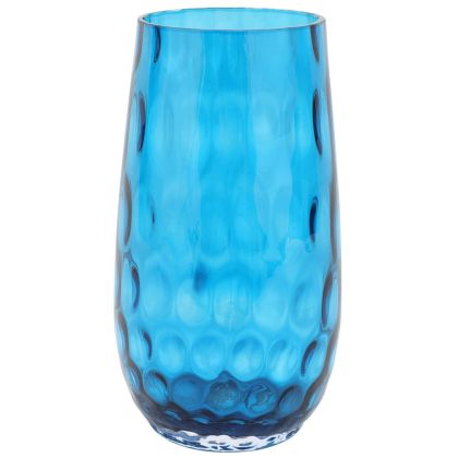 Bolla Glass Pebbled Vase by Vietri