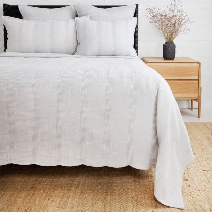 Nantucket Matelassé Blanket by Pom Pom at Home