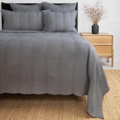 Nantucket Matelassé Blanket by Pom Pom at Home