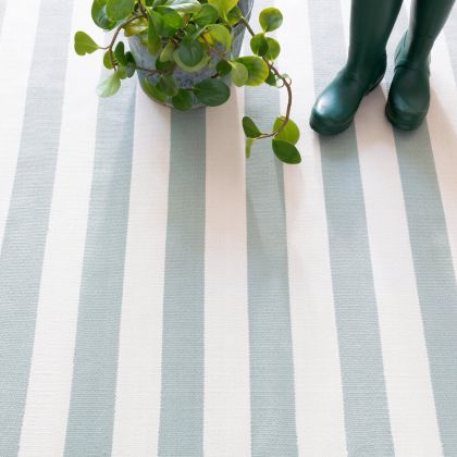 Catamaran Stripe Handwoven Indoor/Outdoor Rug by Dash & Albert