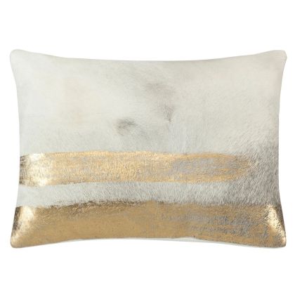 Amai Hairon Hide Velvet Back Pillow by Cloud 9
