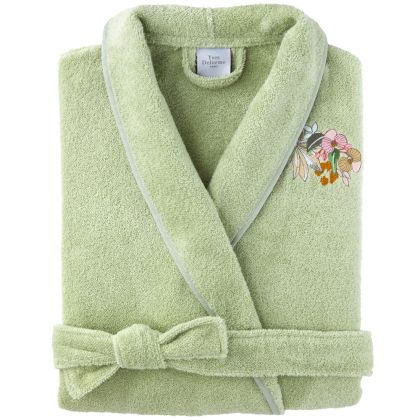 Orchidee Bathrobe by Yves Delorme