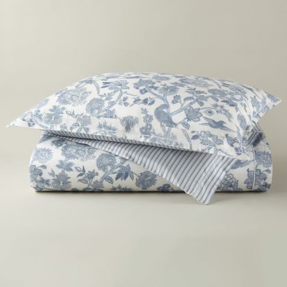 Highgrove Toile Reversible Duvet Set by Peacock Alley