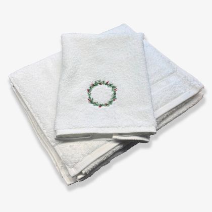 Wreath Towel by TL at Home
