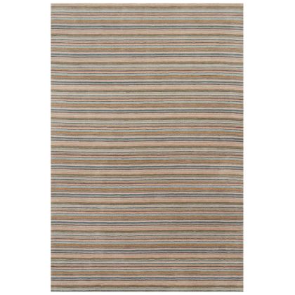 Brindle Stripe Hand Loom Knotted Wool Rug by Dash & Albert