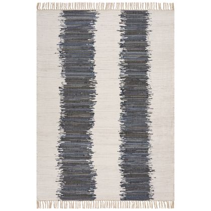 Dahara Denim Bohemian Abstract Rug by Dash & Albert