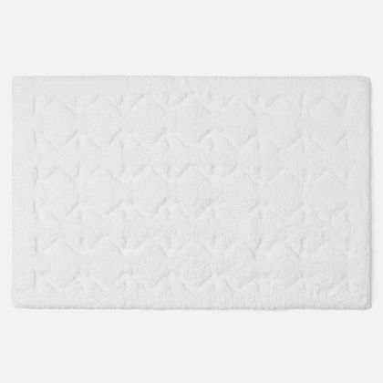 Diamond Shag Organic Bath Rug by Coyuchi