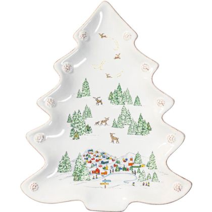 Berry & Thread North Pole Small Tree Tray by Juliska