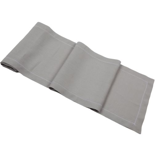 Contrast Hemstitch Table Linen By Huddleson Runner