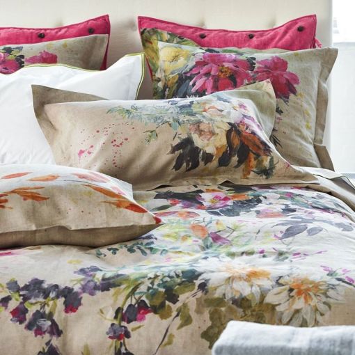 Aubriet Fuchsia Bedding By Designers Guild