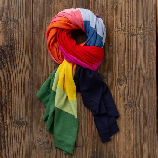 Rainbow Shawl by Alicia Adams Alpaca