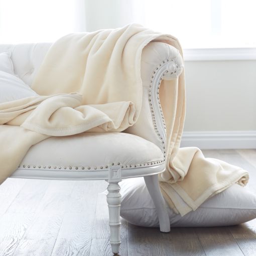 Tonal Reversible Cotton Blanket by Scandia Home