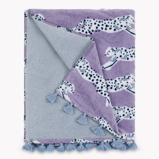Leaping Leopard Beach Towel by Matouk