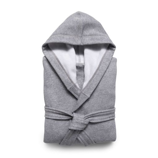 Jersey Knit Hooded Robe by Kassatex