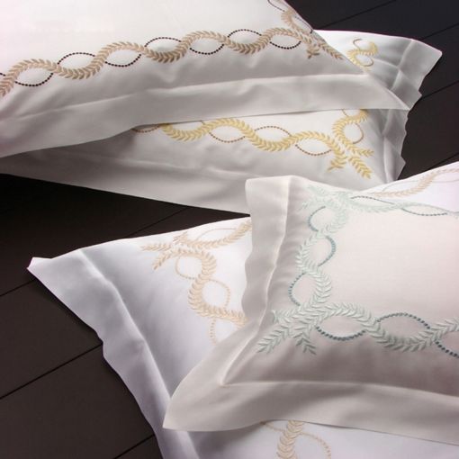 Diana Embroidery by Dea Linens Pillowcase