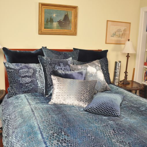 Snakeskin Velvet By Kevin O'Brien Studio Duvet Cover