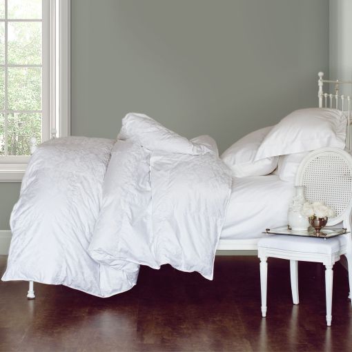James Bay Down Duvet - Cotton Jacquard by St. Geneve Comforter Ultralight