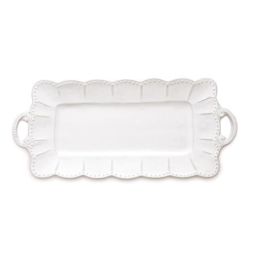 Bella Bianca Rectangular Tray by Arte Italica