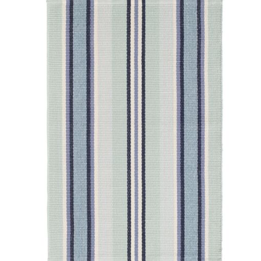 Barbados Stripe Handwoven Cotton Rug by Dash & Albert