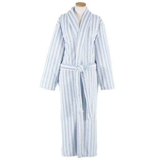 Bubble Stripe Fleece Robe by Pine Cone Hill