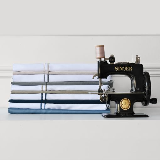 Capri Satin Stitch by St. Geneve Bed Skirt