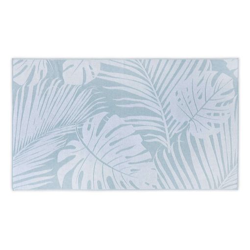 Leaves Jacquard Organic Beach Towel By Hamam