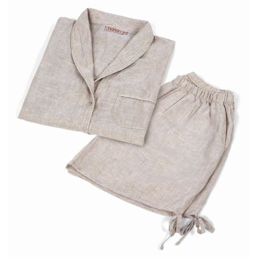 Grain Shirt & Short Set by Hamam