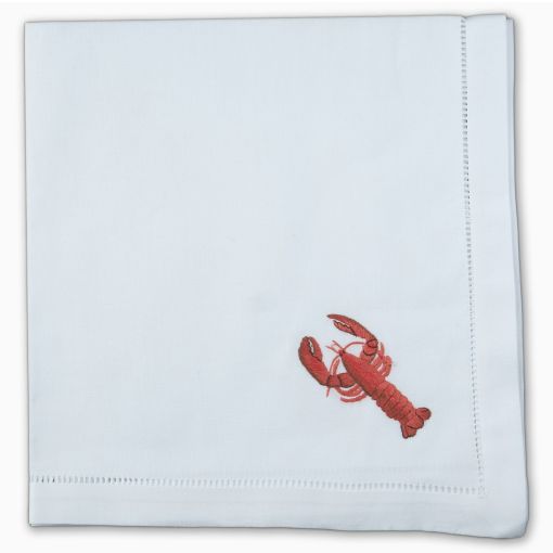 Lobster Modern Dinner Napkin by Henry Handwork